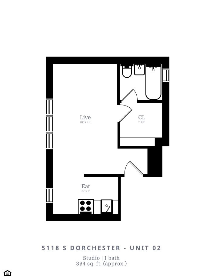 5118 S Dorchester Ave Studio-2 Beds Apartment for Rent - Photo Gallery 10